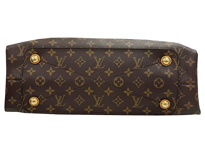 Borsa Olympe Louis Vuitton in pelle bordeaux e marrone Bordò - vista 3