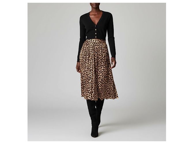 Dolce & Gabbana Cropped Cashmere Cardigan mit V Ausschnitt Schwarz - Ansicht 4