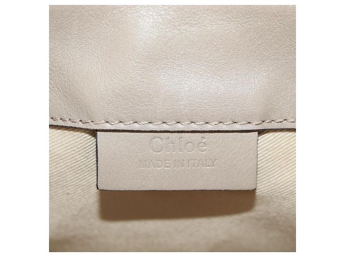 Chloé Zaino Faye in pelle e suede Chloe - Piccolo Marrone - vista 6