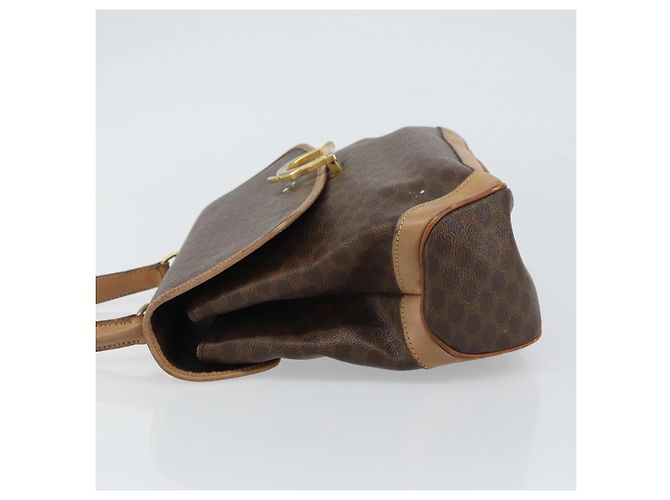 Céline Bolso de mano vintage Macadam de lona Celine Castaño - vista 4