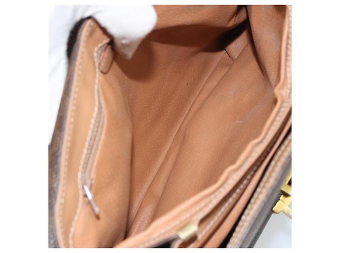 Céline Bolso de mano vintage Macadam de lona Celine Castaño - vista 5
