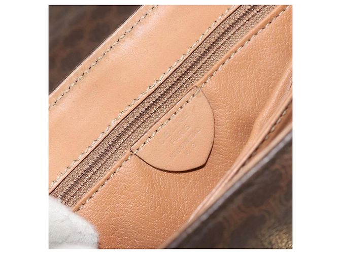 Céline Bolso de mano vintage Macadam de lona Celine Castaño - vista 6