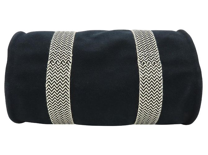 Hermès Cannes PM Canvas Tote Bag Schwarz - Ansicht 5