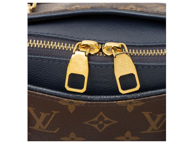 Borsa Pallas in tela Monogram Louis Vuitton Blu - vista 10