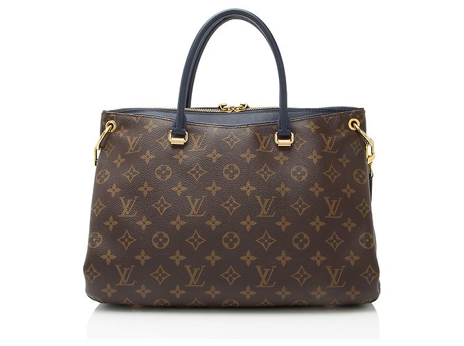 Borsa Pallas in tela Monogram Louis Vuitton Blu - vista 3