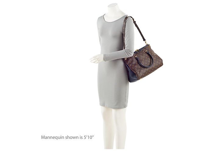 Borsa Pallas in tela Monogram Louis Vuitton Blu - vista 5