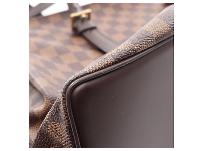 Borsa Tote Chelsea Damier Ebene Louis Vuitton Marrone - vista 4