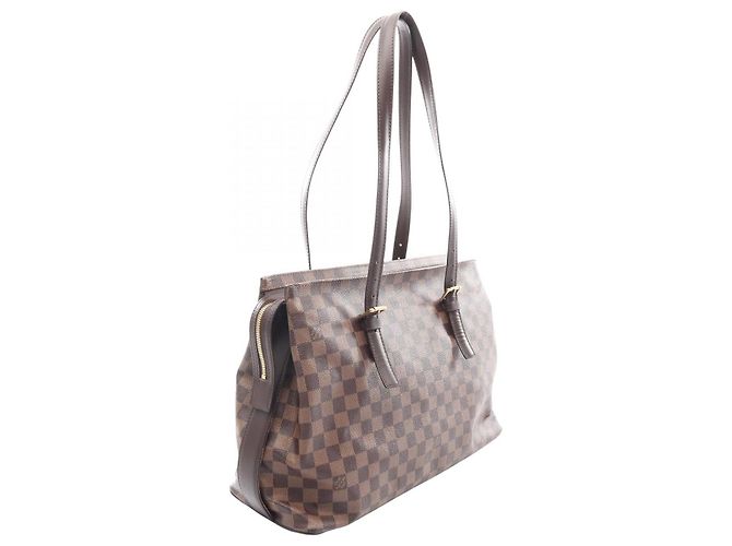 Borsa Tote Chelsea Damier Ebene Louis Vuitton Marrone - vista 6