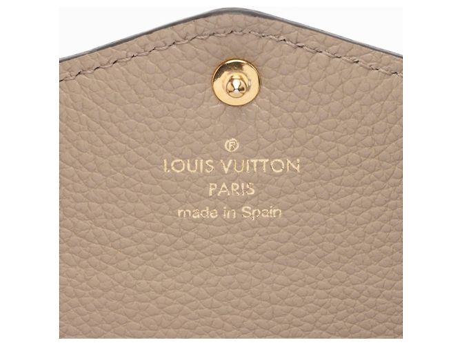 Portafoglio Sarah Monogram Empreinte Louis Vuitton Marrone Beige - vista 6