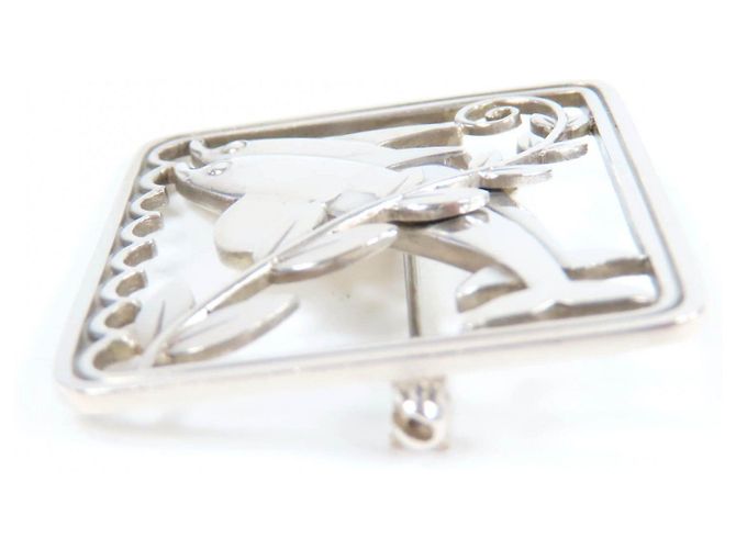 Autre Marque Spilla in argento 925 Dolphin di Georg Jensen - vista 2