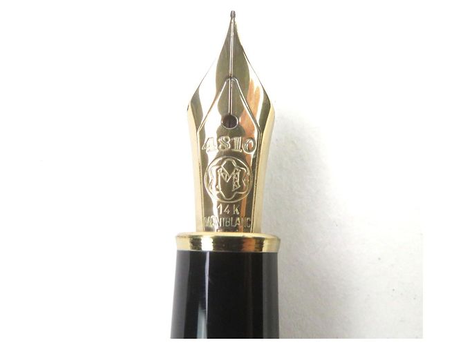 Pluma Montblanc Meisterstück 14K Negro - vista 5