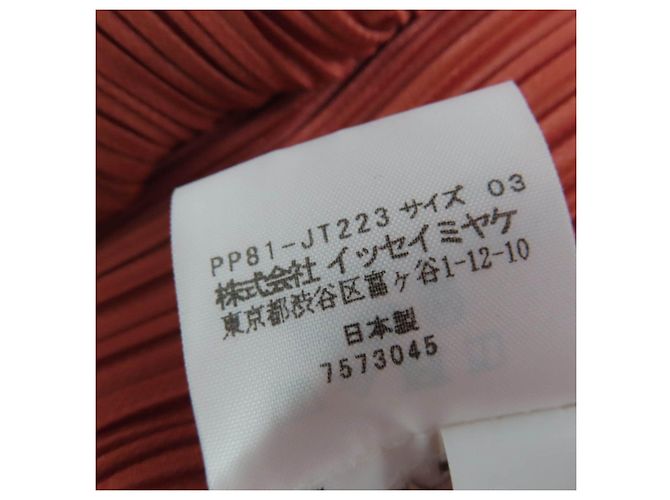 Issey Miyake PLEATS PLEASE EINE-TEIL POLYESTER-KLEID Orange - Ansicht 6