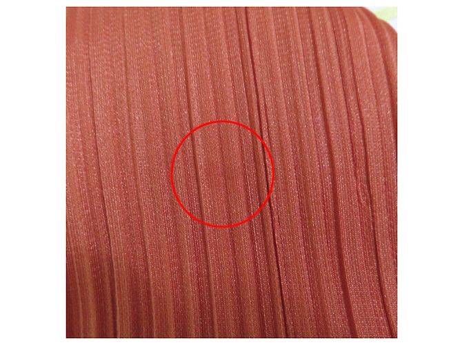 Issey Miyake PLEATS PLEASE EINE-TEIL POLYESTER-KLEID Orange - Ansicht 7