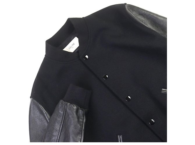 Céline Chaqueta de Lana Celine BOY DOLL TEDDY Negro - vista 2