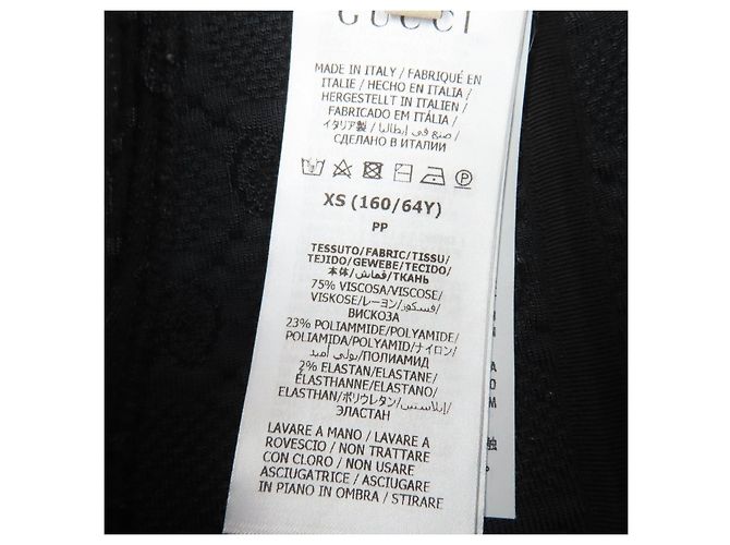 Falda de crepé de viscosa GG de Gucci Negro - vista 9