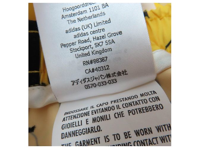 Gucci×adidas Polyester Shorts Gelb - Ansicht 11