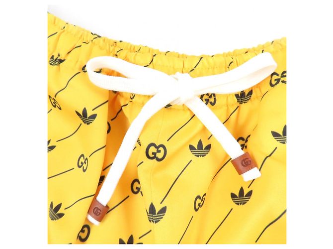 Gucci×adidas Polyester Shorts Gelb - Ansicht 5