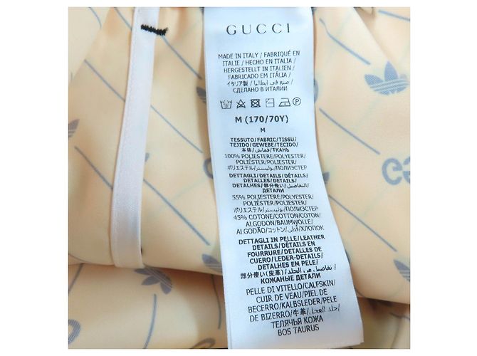 Gucci×adidas Polyester Shorts Gelb - Ansicht 8