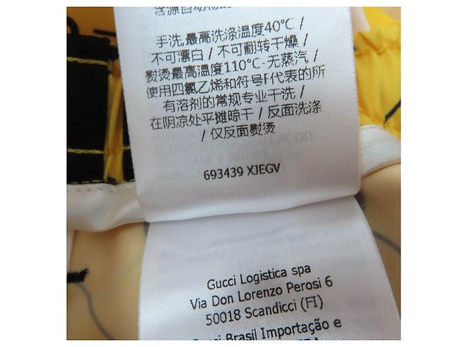 Gucci×adidas Polyester Shorts Gelb - Ansicht 9