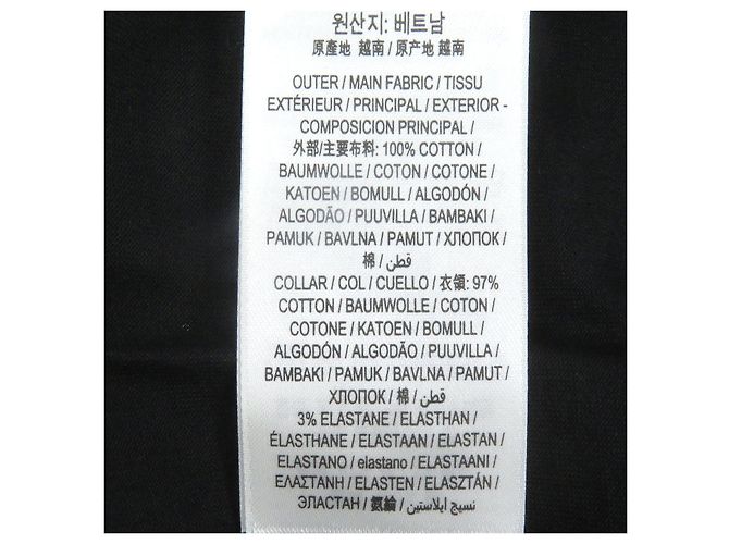 Camiseta de algodón bordada con el logo de Burberry Negro - vista 7
