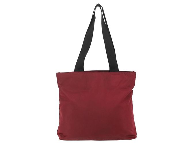 Prada Sport Nylon Tote Tasche Rot - Ansicht 2