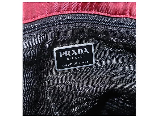 Prada Sport Nylon Tote Tasche Rot - Ansicht 7