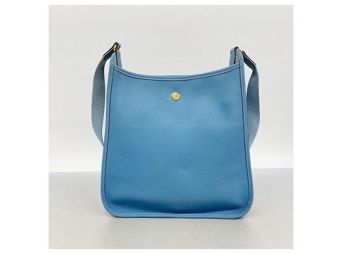 Borsa a Spalla Vespa PM Hermès Blu - vista 11