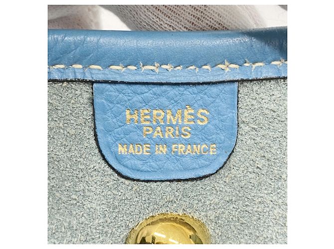 Borsa a Spalla Vespa PM Hermès Blu - vista 5
