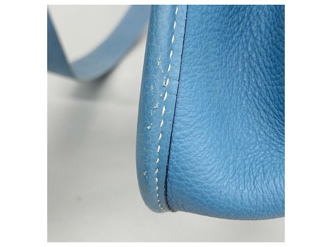 Borsa a Spalla Vespa PM Hermès Blu - vista 8