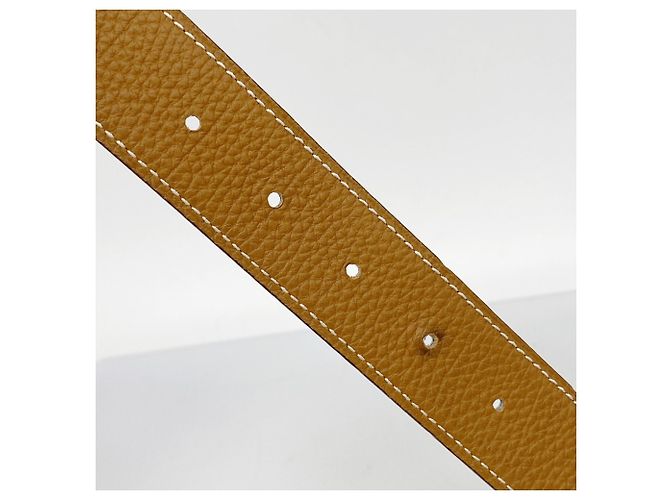 Cintura Hermès Constance in Nero e Oro D'oro - vista 4