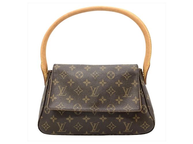 Borsa a Spalla Mini Looping Louis Vuitton Marrone - vista 2