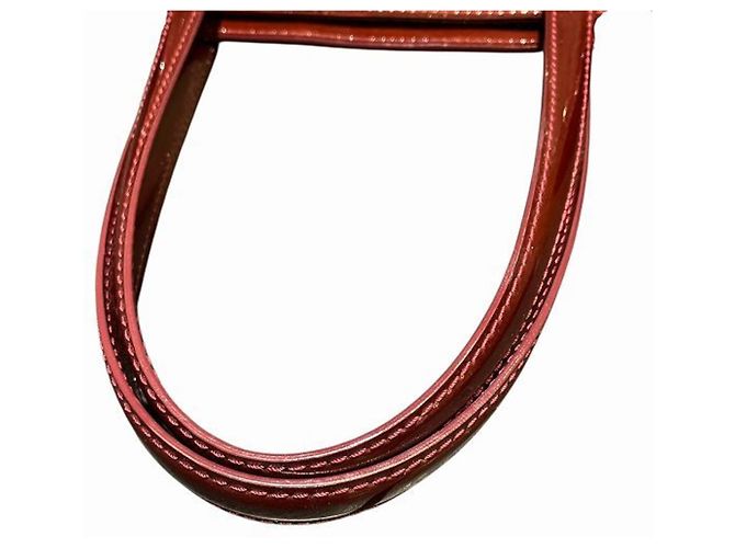 Borsa Tote Vernis Wilshire MM di Louis Vuitton Rosso - vista 8