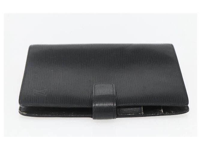 COPERTINA PER AGENDA GIORNALIERA LOUIS VUITTON Epi Agenda MM Nera R20042 LV Auth ar13887 - vista 4