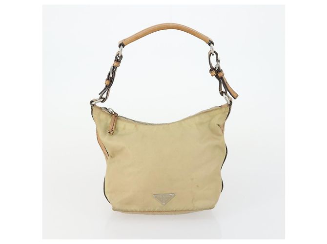 Borsa a Spalla PRADA Nylon 3 Set Beige Rosa Auth ar13913 - vista 2