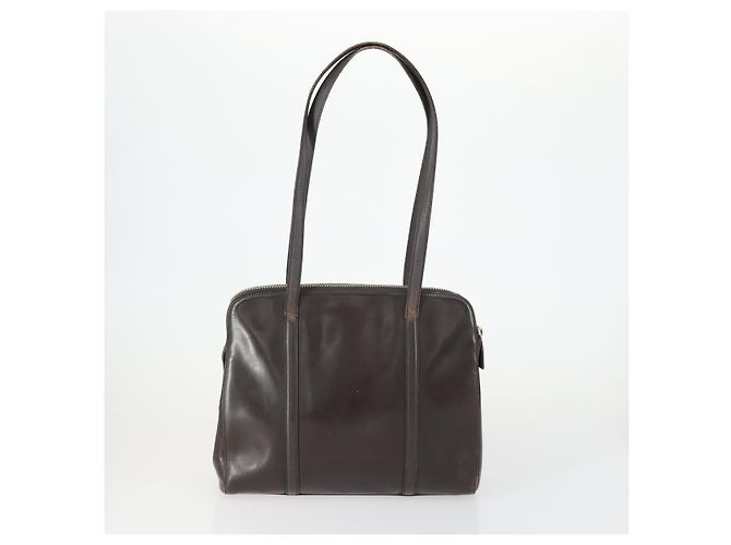 Tote PRADA Tasche Nylon Leder Canvas 4 Set Orange Beige Khaki Braun Authentisch ti3540 - Ansicht 15