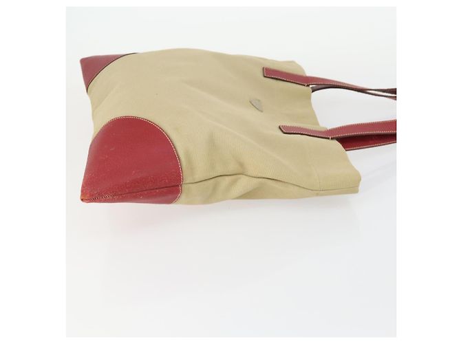 Tote PRADA Tasche Nylon Leder Canvas 4 Set Orange Beige Khaki Braun Authentisch ti3540 - Ansicht 23
