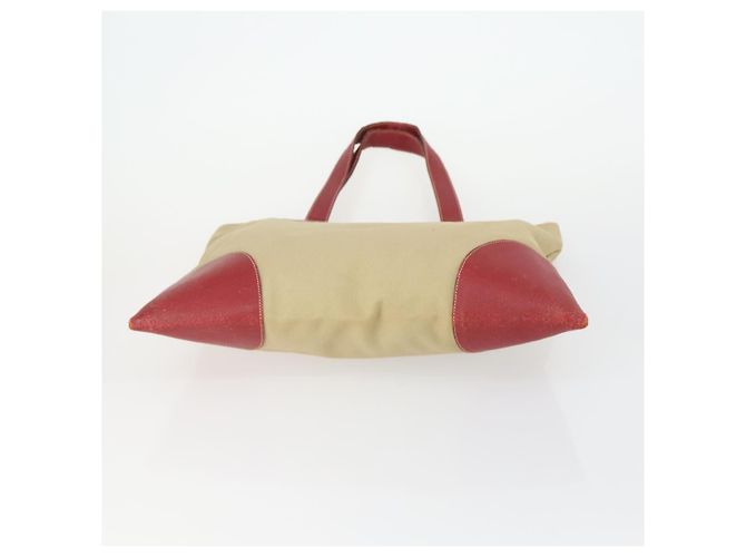 Tote PRADA Tasche Nylon Leder Canvas 4 Set Orange Beige Khaki Braun Authentisch ti3540 - Ansicht 25