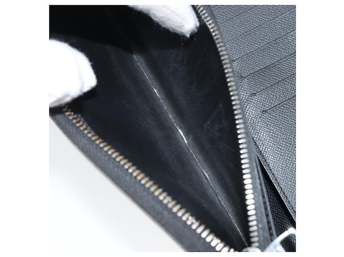Cartera Vertical Zippy Monogram Eclipse LOUIS VUITTON M62295 Auth 148576 Monograma - vista 11