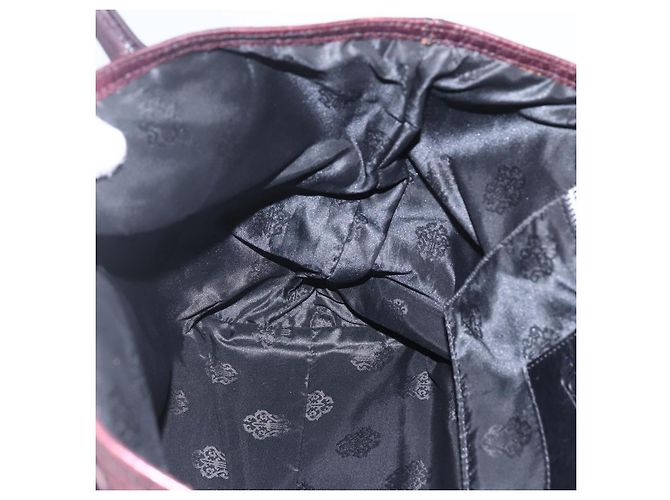 Borsa tote Chrome Hearts FS Crosspatch in pelle nera Auth 159442SM Nero - vista 17