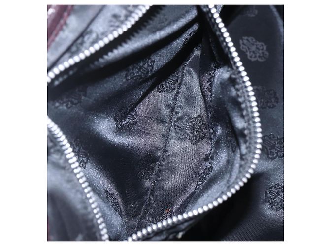 Borsa tote Chrome Hearts FS Crosspatch in pelle nera Auth 159442SM Nero - vista 19