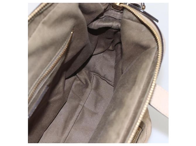Chloé Borsa a Mano in Pelle Chloe Elsie 2 in 1 Beige Oro Auth BA9166 D'oro - vista 20