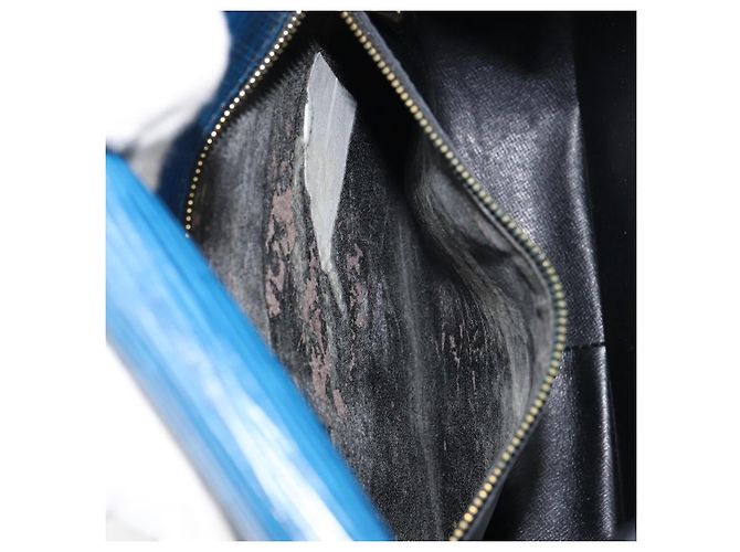 LOUIS VUITTON Borsa a Spalla Epi Saint Cloud GM Blu Toledo M52195 LV Auth BA9150 - vista 10