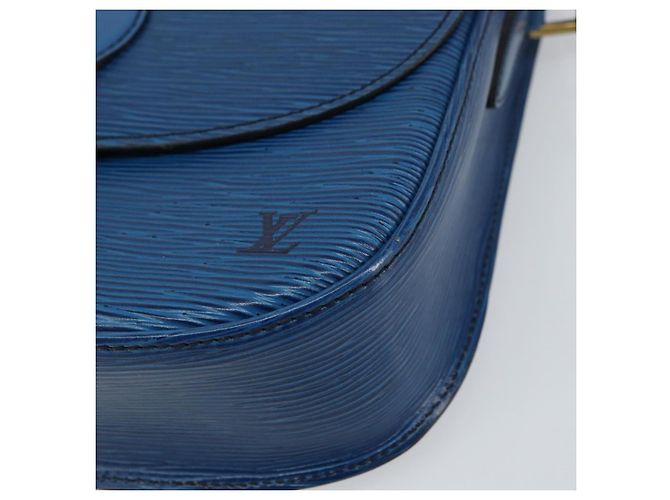LOUIS VUITTON Borsa a Spalla Epi Saint Cloud GM Blu Toledo M52195 LV Auth BA9150 - vista 14