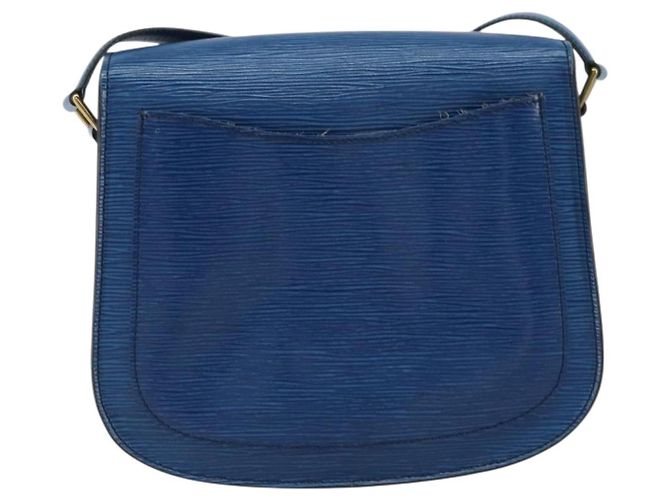 LOUIS VUITTON Borsa a Spalla Epi Saint Cloud GM Blu Toledo M52195 LV Auth BA9150 - vista 2
