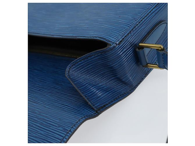 LOUIS VUITTON Borsa a Spalla Epi Saint Cloud GM Blu Toledo M52195 LV Auth BA9150 - vista 20