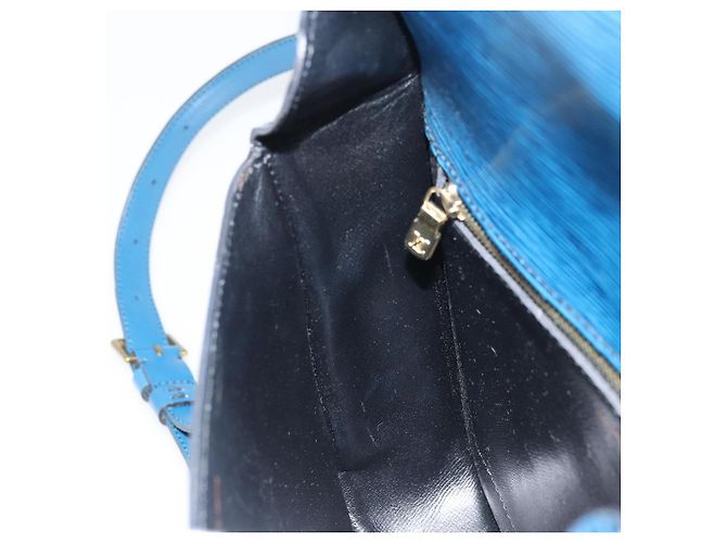 LOUIS VUITTON Borsa a Spalla Epi Saint Cloud GM Blu Toledo M52195 LV Auth BA9150 - vista 23