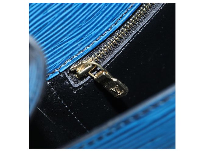 LOUIS VUITTON Borsa a Spalla Epi Saint Cloud GM Blu Toledo M52195 LV Auth BA9150 - vista 25