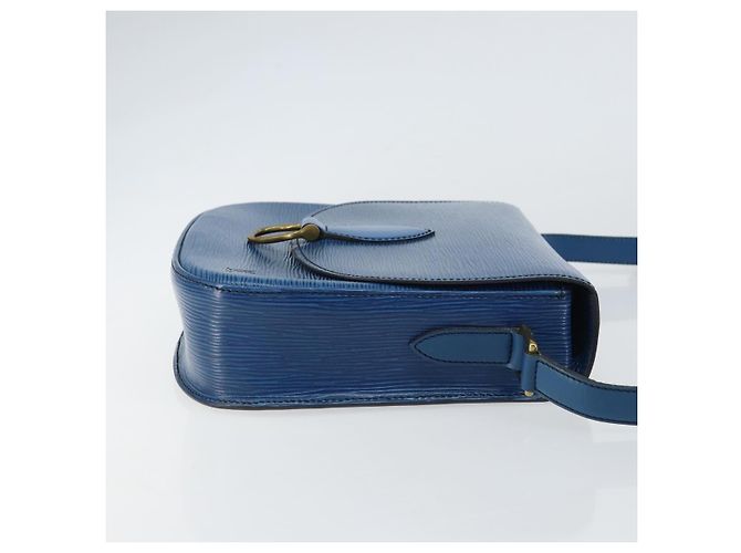 LOUIS VUITTON Borsa a Spalla Epi Saint Cloud GM Blu Toledo M52195 LV Auth BA9150 - vista 3