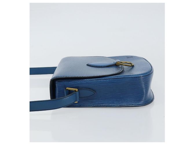 LOUIS VUITTON Borsa a Spalla Epi Saint Cloud GM Blu Toledo M52195 LV Auth BA9150 - vista 4