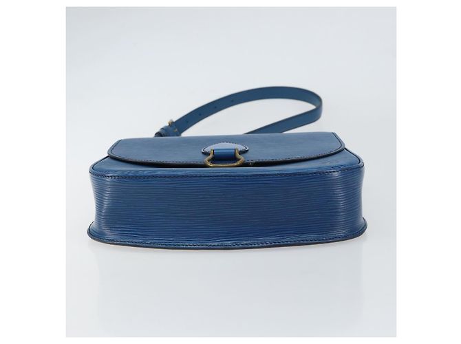 LOUIS VUITTON Borsa a Spalla Epi Saint Cloud GM Blu Toledo M52195 LV Auth BA9150 - vista 5